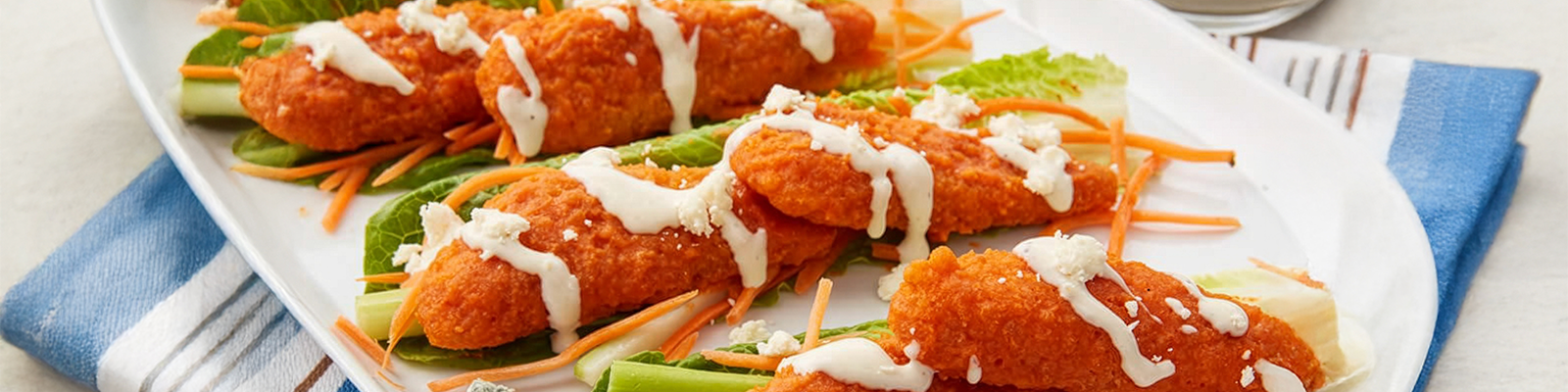 Buffalo Chicken Lettuce Wraps